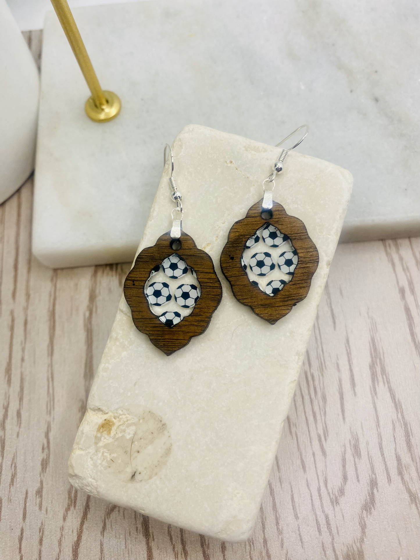 Soccer Earrings-Cirlce/Boho/Teardrop